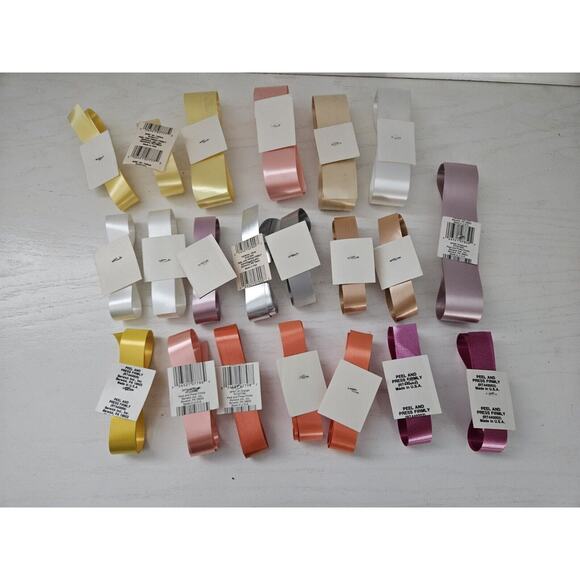 Ribbon Bows Craft Supplies Scrapbooking‎ Embellishments Gift Wrapping Multi - Picture 8 of 13